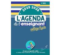 L'AGENDA DE L’ENSEIGNANT 2025-2026 (spécial collège-lycée) | Planner pour professeur organisé + accès à une boîte à outils digitale
