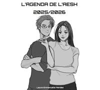 L'AGENDA DE L'AESH 2025/2026: NOIR ET BLANC ET SOUPLE