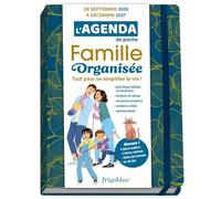 L'agenda de poche famille organisée: Couverture bleue