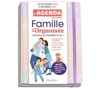 L'agenda de poche famille organisée: Couverture rose