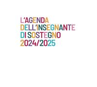 L'agenda dell'insegnante di sostegno 2024-2025