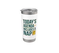 L'agenda di oggi include un appassionato di relax per gli amanti del pisolino Bicchiere termico in acciaio inox doppia parete