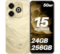 LAGENIO A11 Pro Android 15 Telefono Cellulare, 6.7 Inch HD+ 120Hz Mobile Phone, 24GB+256GB/TF 1TB, Dual SIM 4G Android Smartphone, 50MP+8MP AI Camera/Widevine L1/Face ID/GPS/OTG