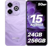 LAGENIO A11 Pro Android 15 Telefono Cellulare, 6.7 Inch HD+ 120Hz Mobile Phone, 24GB+256GB/TF 1TB, Dual SIM 4G Android Smartphone, 50MP+8MP AI Camera/Widevine L1/Face ID/GPS/OTG