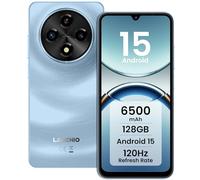 LAGENIO A12 Android 15 Telefono Cellulare, 12GB+128GB/1TB TF, 6.9" HD+Schermo/120Hz Smartphone, Octa-Core, Batterie 6500mAh, Caméra AI 13MP/Widevine L1/OTG/Dual Nano SIM/Face ID