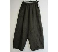 LAGENLOOK 100% LINO PANTALONI ITALIANI 8 COLLI 3 TAGLIE: Plus:1 Plus:2 Plus:3