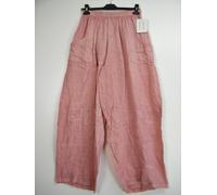 LAGENLOOK 100% LINO PANTALONI ITALIANI 8 COLLI 3 TAGLIE: Plus:1 Plus:2 Plus:3