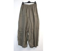 LAGENLOOK 100% LINO PANTALONI ITALIANI 8 COLLI 3 TAGLIE: Plus:1 Plus:2 Plus:3