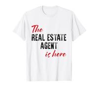 L'agente immobiliare è Qui - Divertente Maglietta