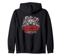 Lagerthas Shieldworks Scudo Vichingo fanciulla Saga Felpa con Cappuccio