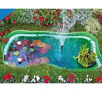 Laghetto Da Giardino Grande Giardini d'Acqua Kit Mod. Maggiore + Filtro Interno Gda Uvc 6000 Stagno Artificiale Pompa Inclusa