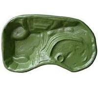 Laghetto da Giardino per Tartarughe Preformato 190 Lt Giardini d'Acqua - Vasca Verde Modello Ninja 185×105×32 per Pesci, Tartarughe, Ninfee, Piante Palustri e Stagni Artificiali da Esterno