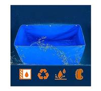 Laghetto da Giardino Pieghevole e Resistente - Serbatoio d'Acqua temporaneo con Tela Impermeabile da 0,5 mm, Adatto per Koi, Pesci d'Acqua salata, ECC., Dotato di Un efficiente Sistema di Dr
