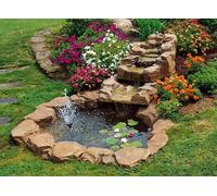 Laghetto fontana cascata vetroresina Trevi con pompa