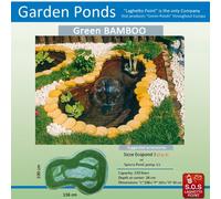 Laghetto Green Bamboo - 220 litri ("L" 136 x"P" 100 x"H" 40 cm)