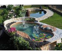 Laghetto da Giardino in Vetroresina Modello Laguna cm 350x220xh 60