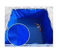 Laghetto per Pesci Pieghevole in Tela di PVC Portatile - Serbatoio d'Acqua Fuori Terra per Koi e Allevamento Acquatico, Grande Piscina Esterna per irrigazione del Giardino, Resistente e ispe