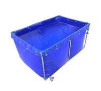 Laghetto pieghevole per allevamento di pesci e gamberetti, piscina portatile per cani e bambini, ideale per l'agricoltura in giardino e la conservazione dell'acqua