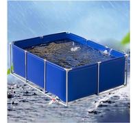 Laghetto portatile in tela, Laghetto pieghevole for stoccaggio dell'acqua all'aperto multicolore, dimensioni multiple(Azul,1.5 * 1 * 0.9m)
