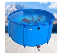 Laghetto Portatile per Koi da 1,5x1,2 m, Robusto e Durevole: Un Serbatoio d'Acqua Resistente con valvola di Scarico, Adatto per l'immagazzinamento d'Acqua in Caso di Emergenza, Ideale per l'