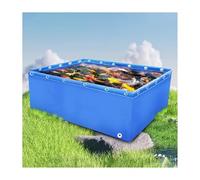 Laghetto portatile per pesci koi, piscina pieghevole per acquacoltura per irrigazione da giardino, serbatoio d'acqua in tela ideale per l'allevamento ittico e per uso esterno
