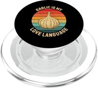 L'aglio vintage è il mio linguaggio d'amore Amante del cibo all'aglio PopSockets PopGrip per MagSafe