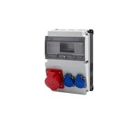 LAGO 10M BICOLOR Quadro elettrico prese 32A 5p, 2x230V/10 F3.2674