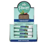 Lago 1968, Plaisir 25x38g, Wafer Ricoperti con Cioccolato Fondente e Farciti con Crema Cacao 57%
