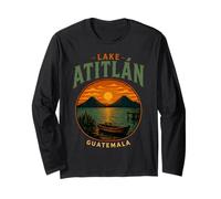 Lago Atitlan Guatemala Chapin Quetzal Antigua 502 Panajachel Maglia a Manica