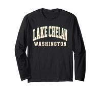 Lago Chelan Washington Viaggi Vacanza al Lago Escursionismo Campeggio Maglia a Manica