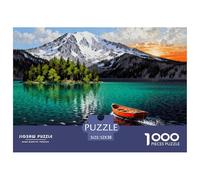 Lago Crater Isola Stregone Puzzle in Legno Impermeabile DIY Puzzles Da 1000 Pezzi Per Adulti Colorati Giochi Educativi