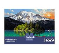 Lago Crater Isola Stregone Puzzle in Legno Impermeabile Puzzles Da 1000 Pezzi Regali Per Adulti Colorati Per Decorazioni Domestiche