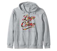 Lago di Como Italia Script Floreale Souvenir Design Donna Ragazza Felpa con Cappuccio