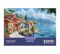Lago di Como Puzzle Impossible 1000Pcs Decorazione Per La Casa. Giochi Rilassamento E Intelligence Per Adulti E Bambini Da 12 Anni 70x50cm/1000pcs