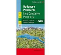Lago di Costanza 1:75.000. Bodensee panorama: Mit Panoramakarte: AK 0227