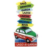 Lago di Garda Italia Calamita Frigorifero Viaggio 3D Souvenir Frigorifero Decorazione Magnetica Sticker Collezione Artigi