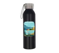 Lago di Garda Italy Travel Destination Borraccia Termica, in Acciaio Inox