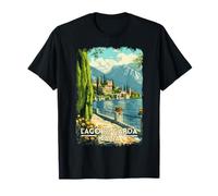 Lago di Garda Retro Italia Souvenir Maglietta