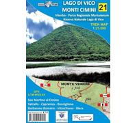 Lago di Vico, Monti Cimini. Viterbo, Parco regionale Marturanum e Riserva naturale Lago di Vico. Carta escursionistica 1:25.000