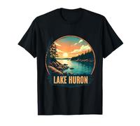 Lago Huron Alba su acque tranquille Maglietta