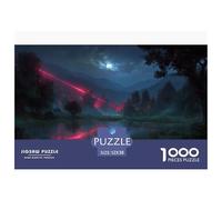 Lago incantato Puzzles 1000 Pezzi Gioco Di Sfida Giocattolo Adulti E Oltre 12 Anni Gioco Di Puzzle Sfida Educativa Rilassamento Regalo Decorazione Casa 52x38cm/1000pcs