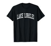 Lago Lorelei, Ohio OH, design vintage sportivo atletico Maglietta