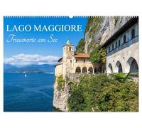 Lago Maggiore - Calendario da parete 2026 DIN A2 orizzontale, calendario mensile CALVENDO