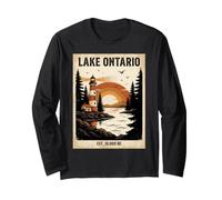 Lago Ontario Faro Tramonto EST 10000 AC Maglia a Manica