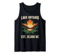 Lago Ontario Maple Leaf Tramonto EST 10000 a.C Canotta
