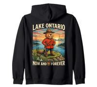 Lago Ontario Ora e per Sempre Felpa con Cappuccio