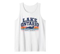 Lago Ontario Ora e Sempre Vintage Grande Lago Retro Canotta