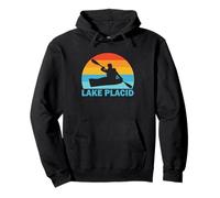 Lago Placid Adirondacks Kayak Felpa con Cappuccio
