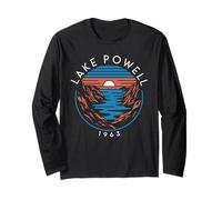 Lago Powell 1963 Retro Tramonto Scenic Adventure Maglia a Manica
