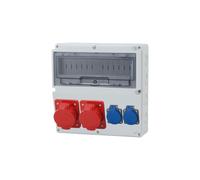 LAGO Quadro elettrico 14M prese 2x16A 5p, 2x230V/14 F3.1018